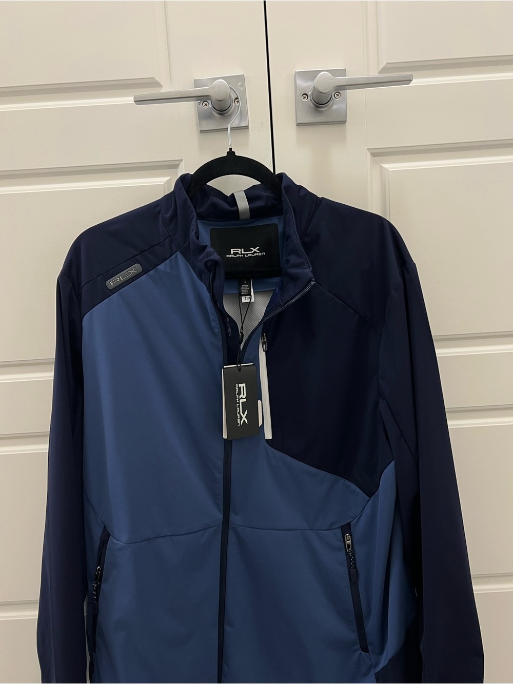 RLX Ralph Lauren Two-Tone Blue Performance Softshell Jacket - Picture 3 of 3